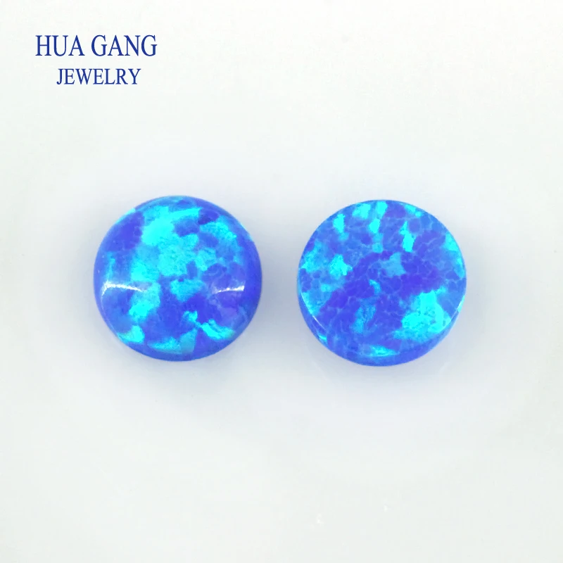 

OP05 Opal Beads 10mm Round Cabochon Stone Loose Lab Created Gemstone For Rings Earrings Necklaces Pendants Customized Jewelry