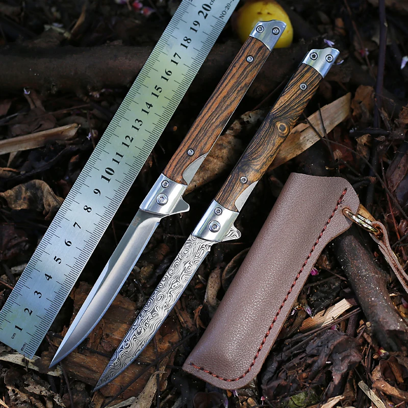 

Folding Knife Damascus Pattern M390 Outdoor Pocket EDC Knife Jungle Hunting Camping Survival Knife Vegetable Cutter Multi Tool