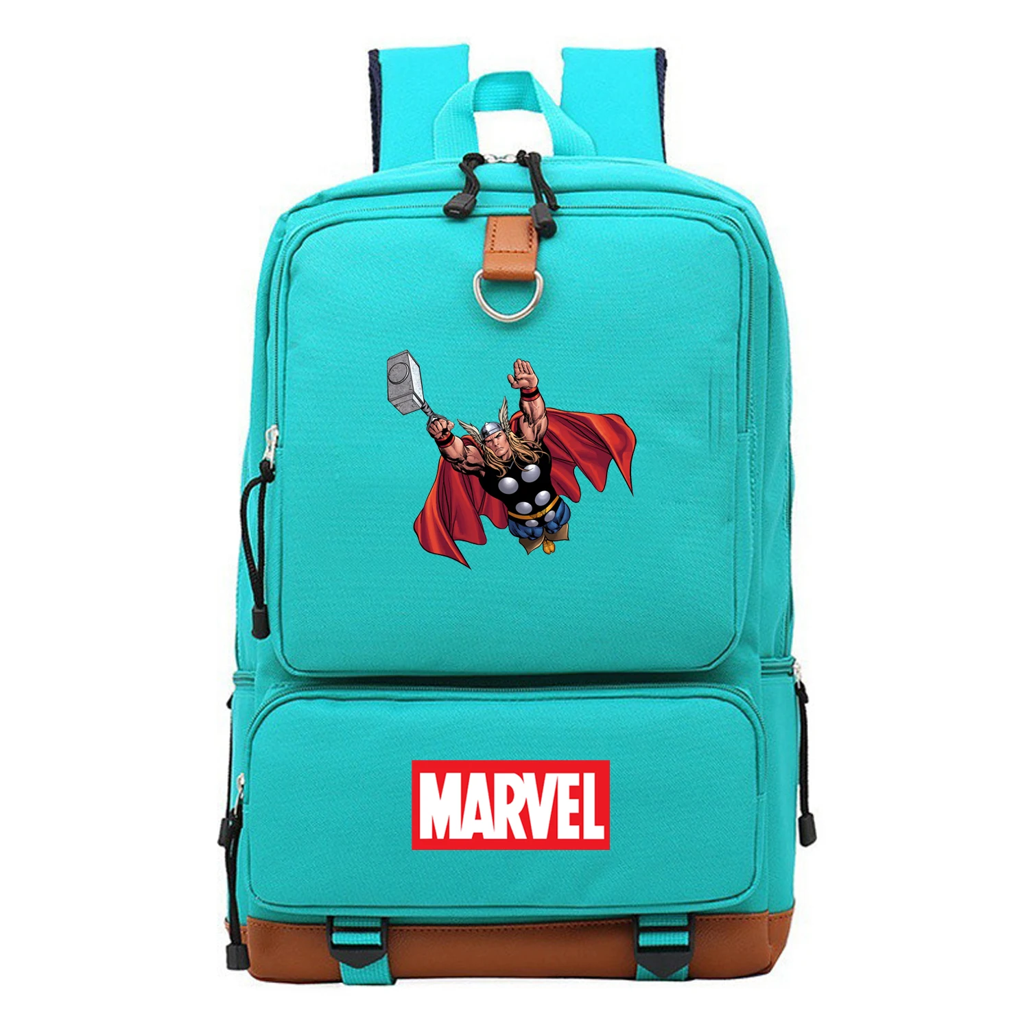 Mochila de superhéroe de MARVEL Thor, bolsa Escolar para estudiantes, Material de...