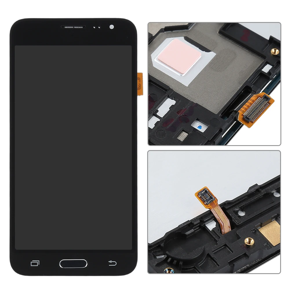 Запасной ЖК-дисплей с сенсорным экраном и рамкой для samsung Galaxy J3 J320