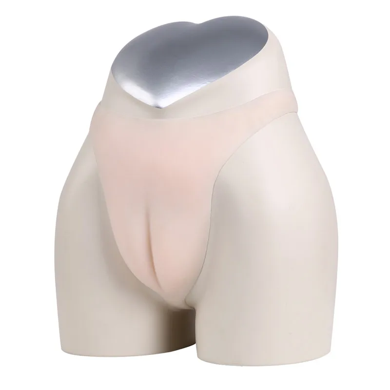 100% Silicone Camel Toe T String Shemale Transformation Thong Crossdresser Gaff Panties Show Sexy Vaginal Line |