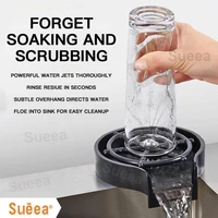 kitchen sink bar glass rinser faucet rinser for kitchen bottle accessories baby bottle washer cup brush cleaner plastic