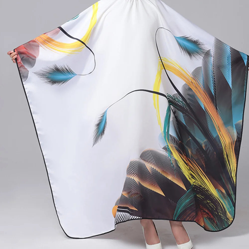 1 шт. Парикмахерская Ткань Wai фартук для стрижки волос Водонепроницаемая накидка