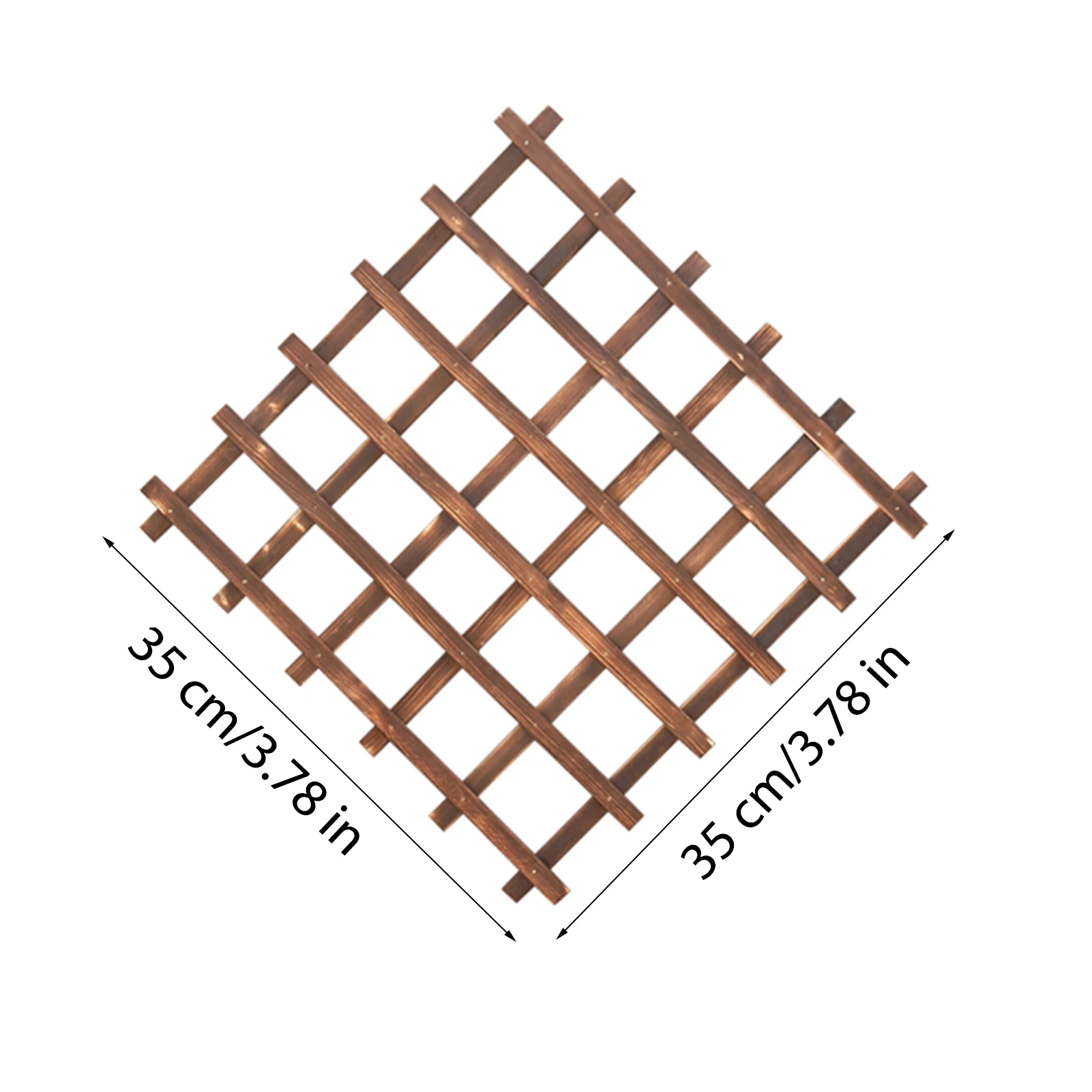 

35cm Wall-mounted Flower Stand Wall Wooden Trellis Decoration Telescopic Small Fence Wall Balcony Retractable Fence