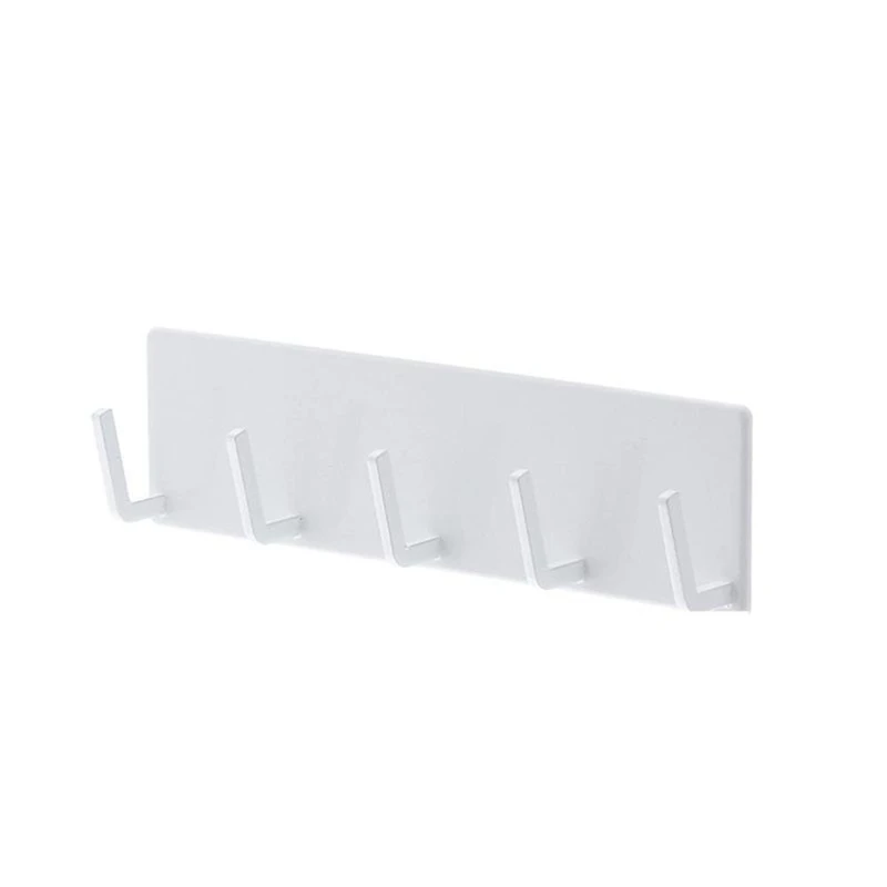 

Magnetic Kitchen Hook Rack Free Perforated Wall Bathroom Five-Link Side Hook