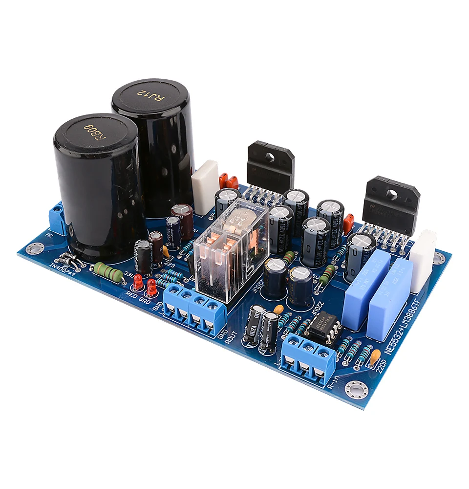 AIYIMA LM3886TF усилитель мощности аудио Плата 68 Вт+ 68 Вт Op-amp NE5532 стерео усилитель звука UPC1237 защита динамика домашний кинотеатр