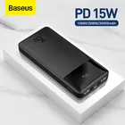 Baseus Power Bank 10000 мАч 15 Вт Быстрая зарядка повербанк мобильный телефон внешнее зарядное устройство 10000 мАч для Xiaomi Mi
