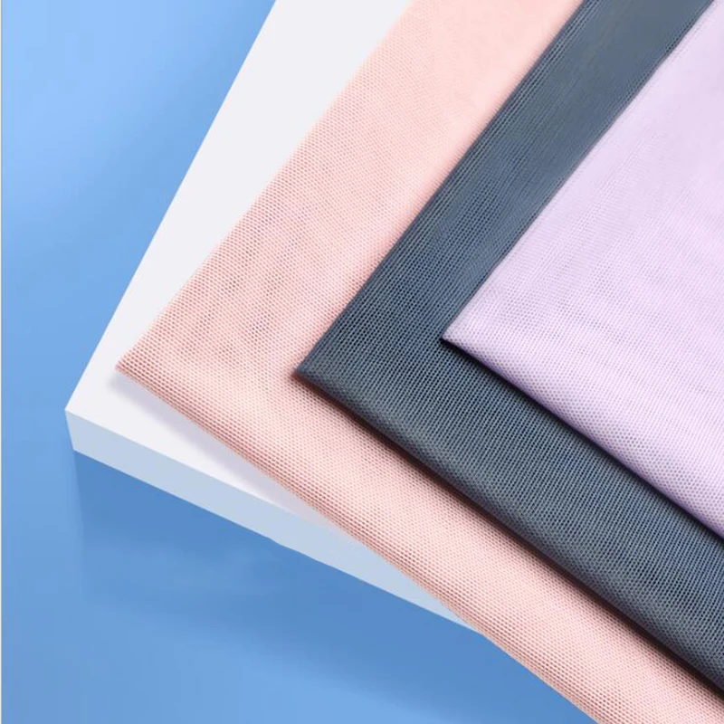 

Fabric Mesh Yarn Hole Stretch Fitness Sports Quick-Drying Fabric Yoga Suit Bottom Lining Breathable New Nylon Spandex 02070909