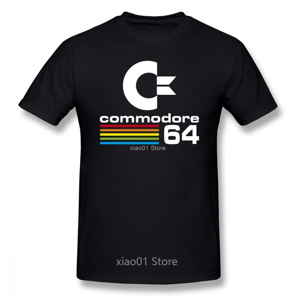 

Commodore 64 T Shirt Short Sleeve Custom T-shirts For Men Hiphop Atmosphere Big Size O-neck Cotton Men's Shirts