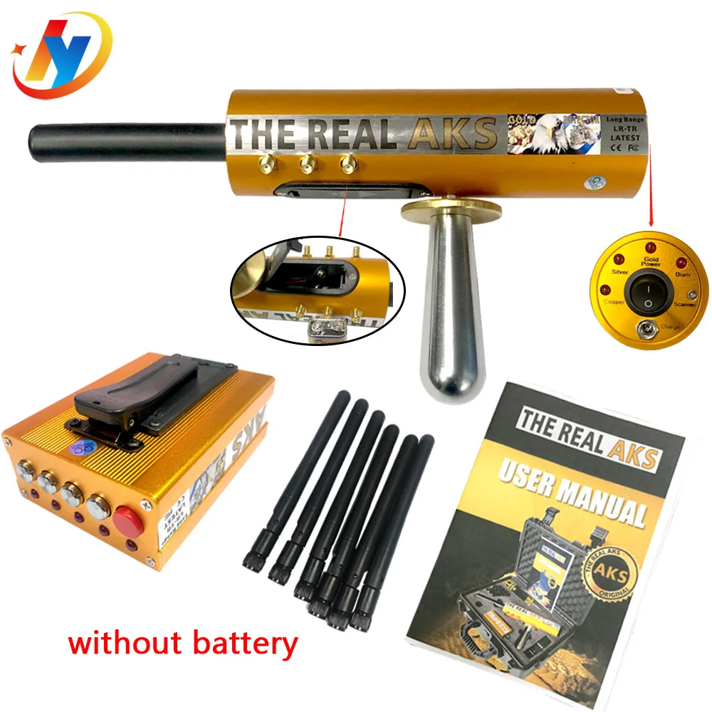 Съемный аккумулятор Real AKS металлоискатель большого радиуса действия 6 антенн 9 В