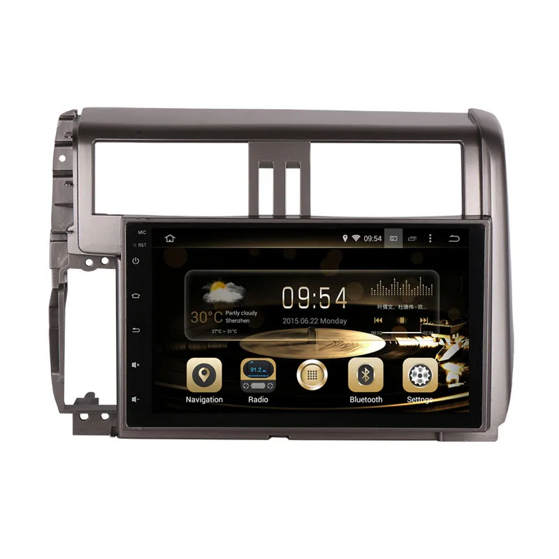 Android 9 0 Octa Core PX6/PX5/PX30 подходит для Toyota PRADO/Prado 950 2010 2011 2012 2013 автомобильный DVD плеер