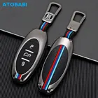 Чехлы для автомобильных ключей из цинкового сплава, 3 кнопки, умный держатель для ключей, чехол для FAW Besturn T77 Pro B70 T99 T55 T33