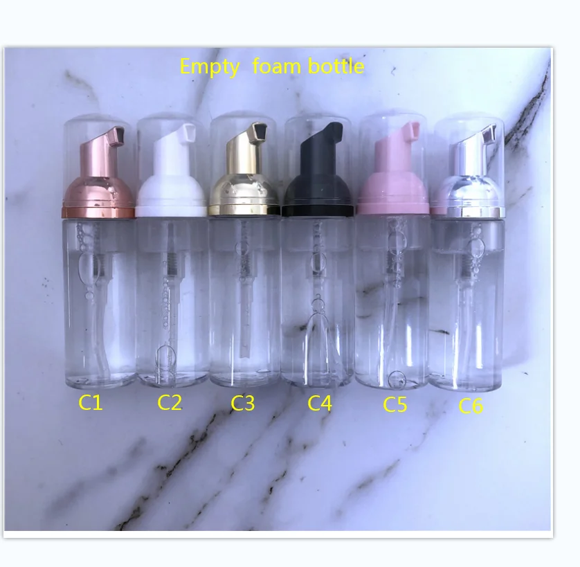 

10pcs/lot 30ml 60ml Plastic Clear Foaming Bottle Soap Mousses Liquid Dispenser Froth Pump Shampoo Lotion Bottling Foam Bottles