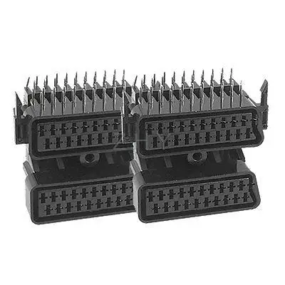 2 Pcs Right Angle Type 4 Row 42 Pins Scart Socket Plug | Обустройство дома
