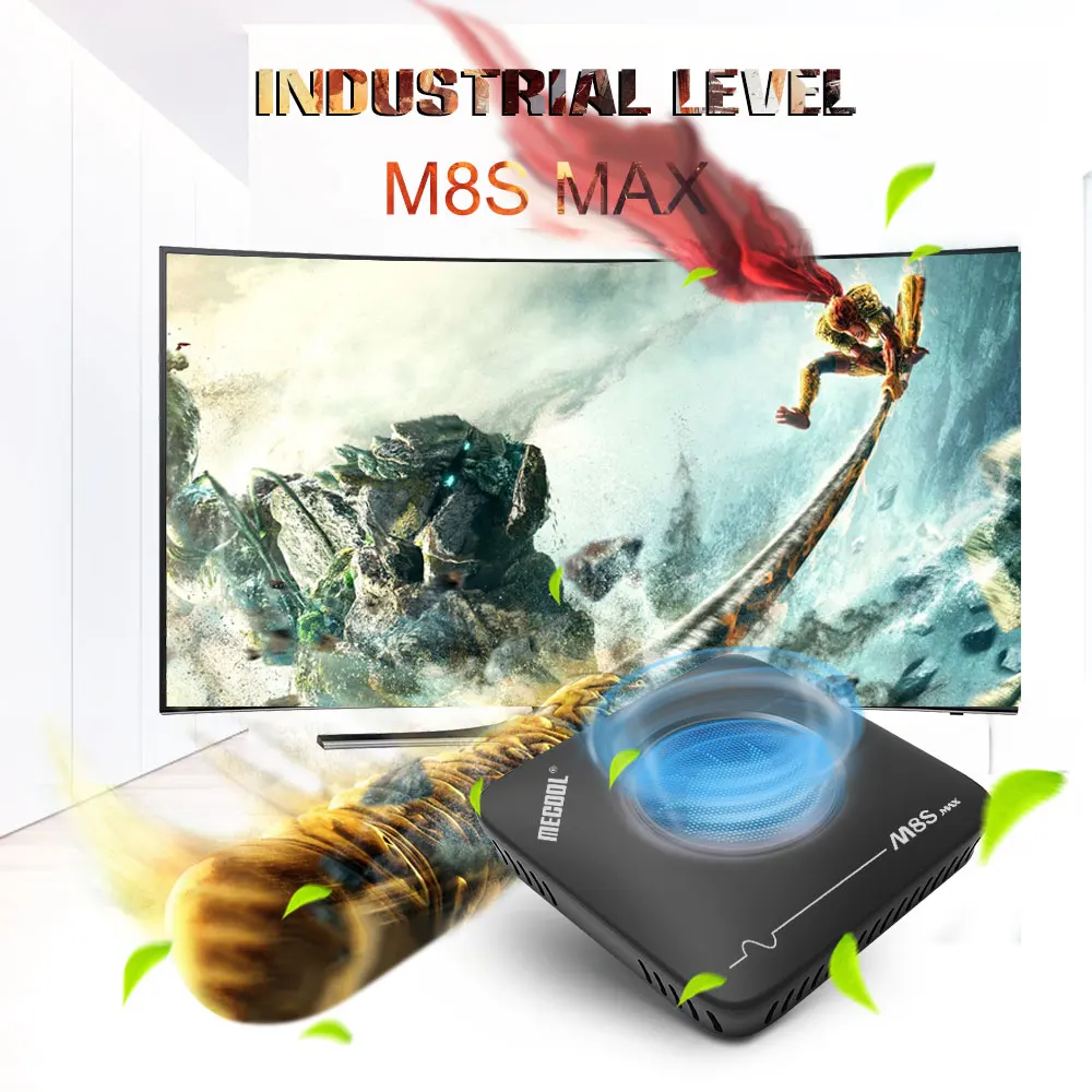 Новинка mecool M8S MAX ТВ приставка Android 7,1 3G DDR3+ 32G rom приставка ТВ Amlogic S912 Восьмиядерный 2,4G/5G wifi Bluetooth/USB Smart Topbox