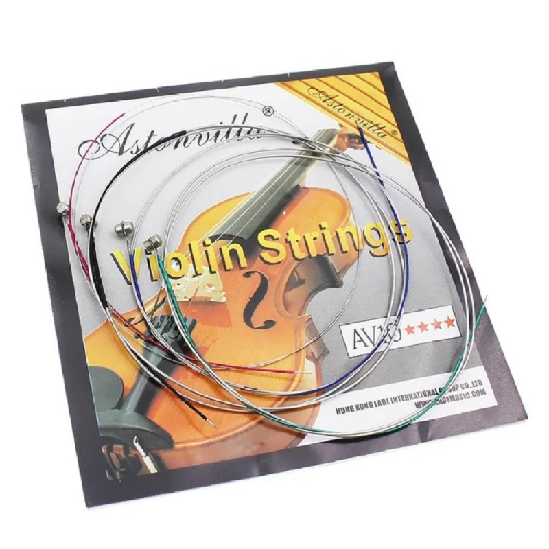 

4pcs/set Violin Strings E-A-D-G Exquisite Nickel Steel Strings Musical Instrument Violin Parts Accessories