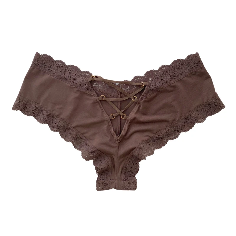 Сексуальное бесшовное ThongCross Бандажное женское нижнее белье из ледяного шелка