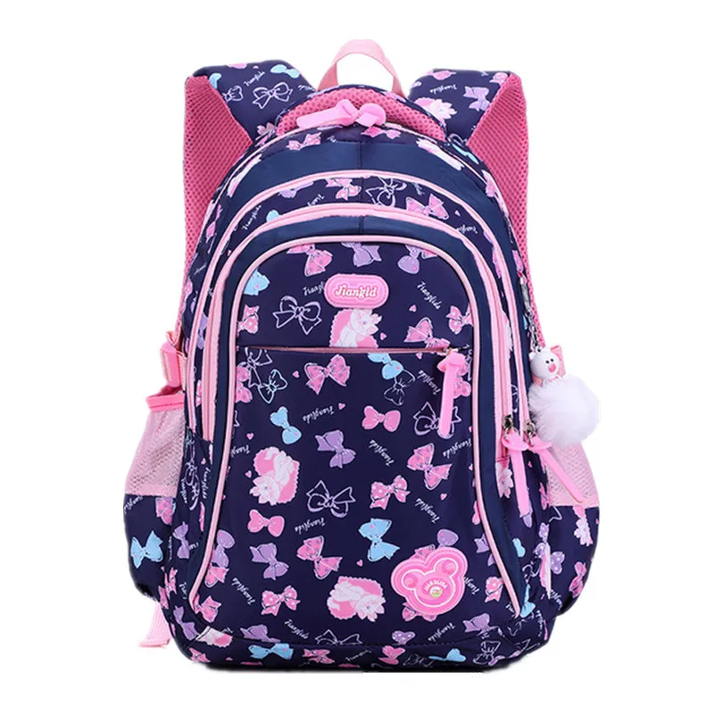 "Школьные ранцы для девочек-подростков, водонепроницаемые рюкзаки с принтом для учеников и учебников"