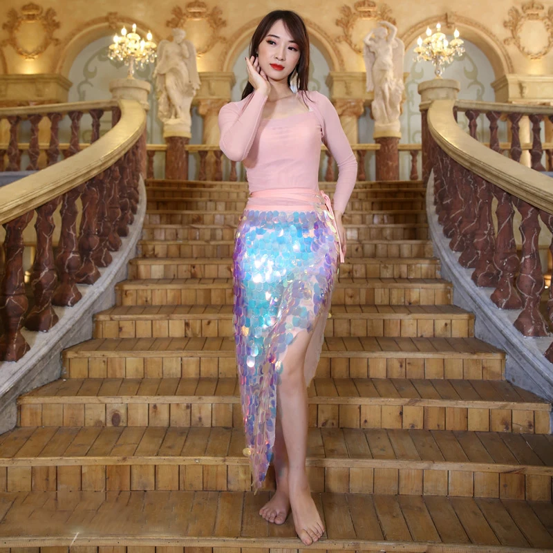 Костюм женский для восточных танцев костюм тренировок по танцу живота с юбкой и