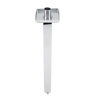 square stainless steel top shower arm pipe wall mount british standard g12 international universal thread for bathroom ceiling