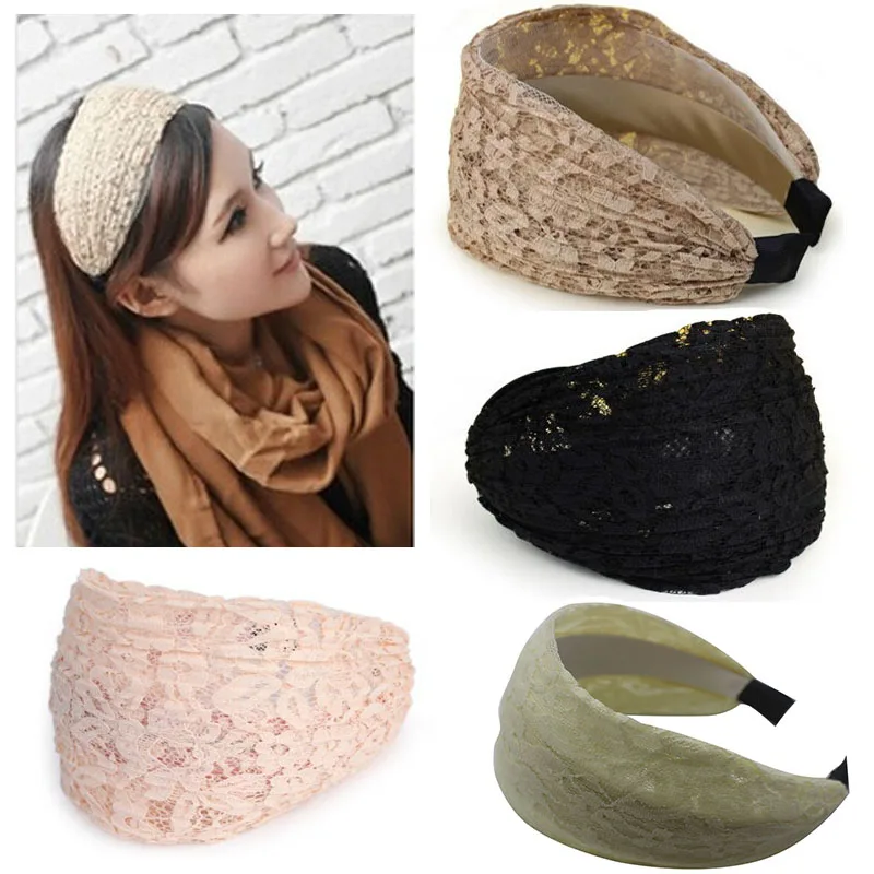 Женская Кружевная повязка на голову с цветочной вышивкой|hairband for women|lace hairbandlace