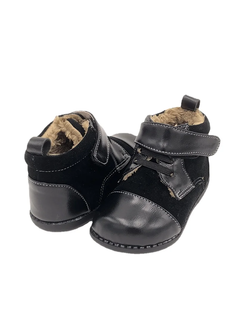 TipsieToes/брендовые Детские мягкие кожаные ботинки высокого качества с вышивкой