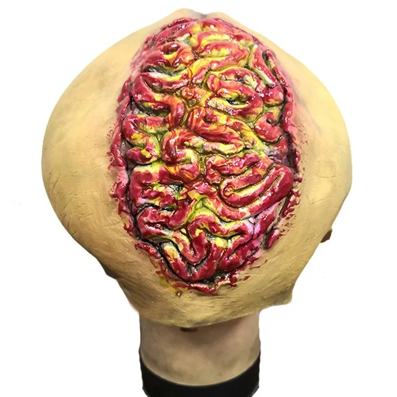 Лидер продаж 1 шт. латексная маска инопланетянина дышащая на все лицо для