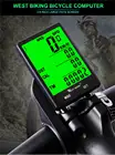 Велосипедный компьютер 2,8 дюйма, беспроводной Велосипедный компьютер, комплект фасветильник, Водонепроницаемый Спидометр, одометр, велосипедный секундомер, датчики