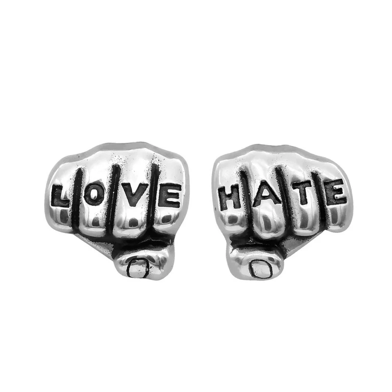

Popular New Fashion Trend Punk Style Letter Fist Earrings Female Holiday Birthday Gift Wedding Anniversary Jewelry Wholesale
