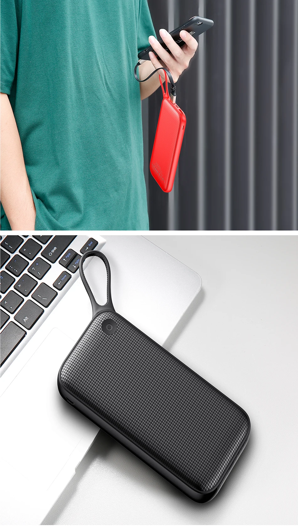 Baseus 20000 мАч Quick Charge 3,0 Мощность банка для Xiaomi Mi 20000 мА/ч, USB C PD быстрая Портативный внешний Батарея Зарядное устройство Мощность банка
