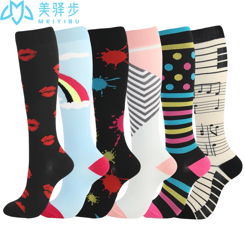 Compression socks Fit For Sports Compression socks For Anti Fatigue Pain Relief Knee Prevent Varicose Veins Socks