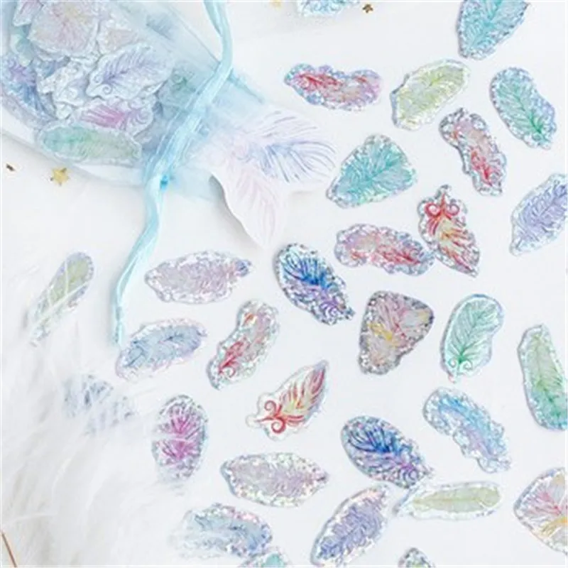 100 шт./упак. Красивая сказочная мечтательная Лазерная Марля наклейки для детей