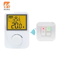 digital wireless heating rf room thermostat for hotel home 6w