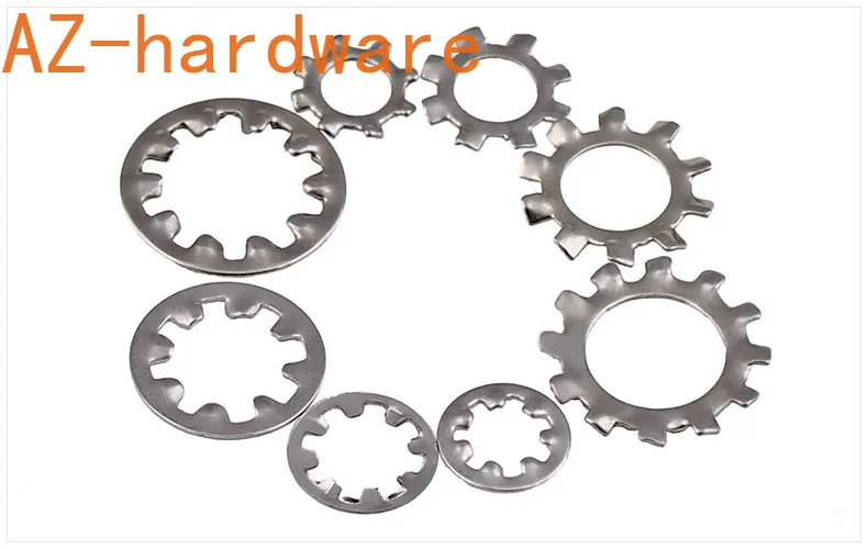 304 нержавеющая сталь внешним зубом Внутренний Зуб противоскользящая прокладка