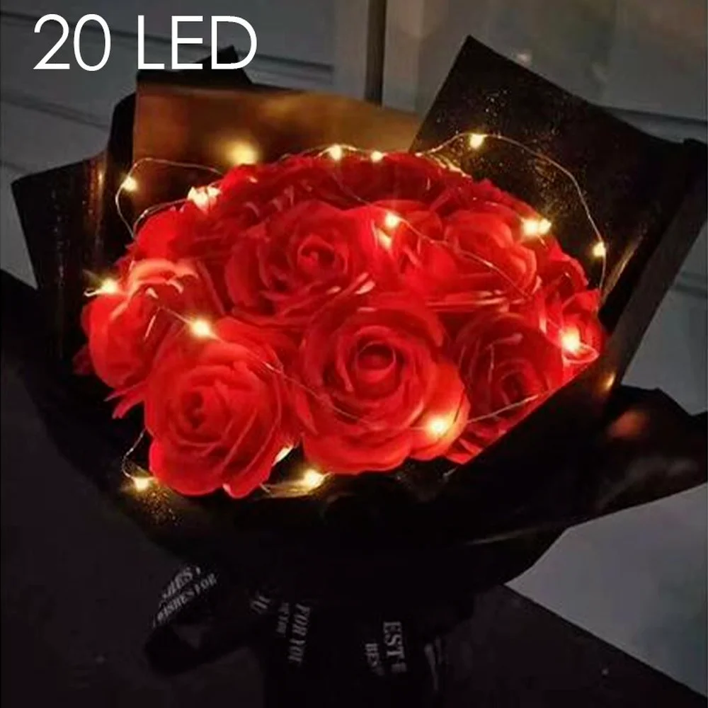 

10Pcs Copper Wire LED Garland Solar Powered Cork Wine Bottle Lights Christmas LED String Light Party Wedding Decoration Lamp