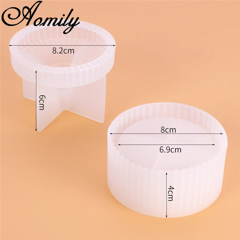 Aomily Storage Box Crystal Epoxy Silicone Mould Resin Jewelry Making Cosmetic Tools Hand Craft Cake Mold | Дом и сад
