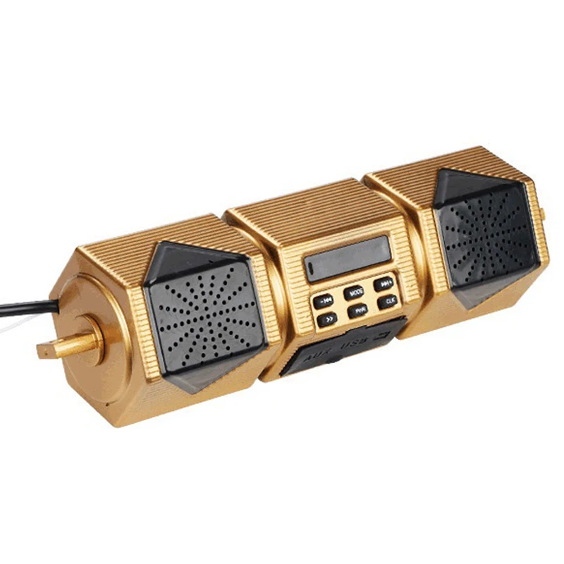 Мотоциклетный mp3-плеер на руль динамик Bluetooth Музыка FM радио водонепроницаемый