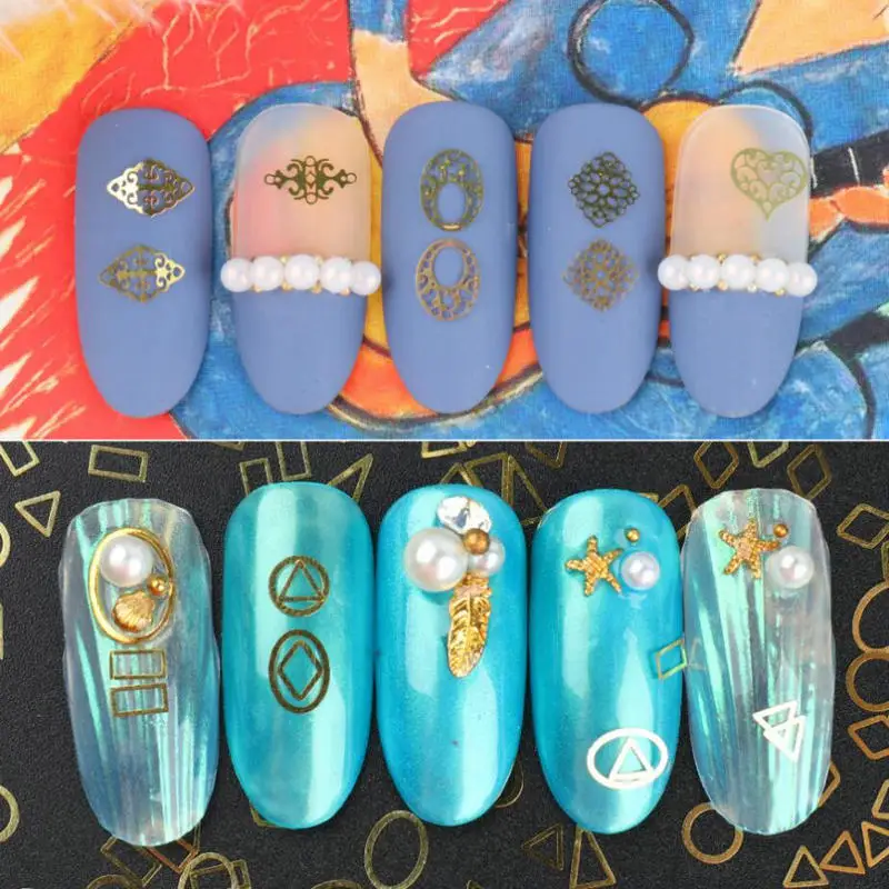 Винтажные кружевные золотые банты предметы для дизайна ногтей декор сделай сам