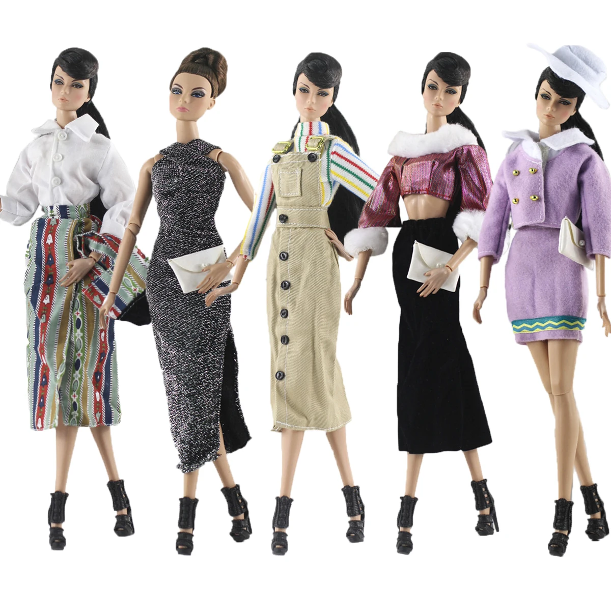 Комплект одежды Кукольное платье/цветной наряд зимняя одежда плюшевое пальто