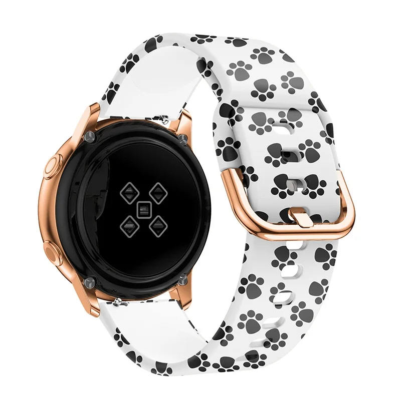 Ремешок на запястье для Samsung Galaxy Watch Active / 2 силиконовый браслет с принтом 42 мм Gear