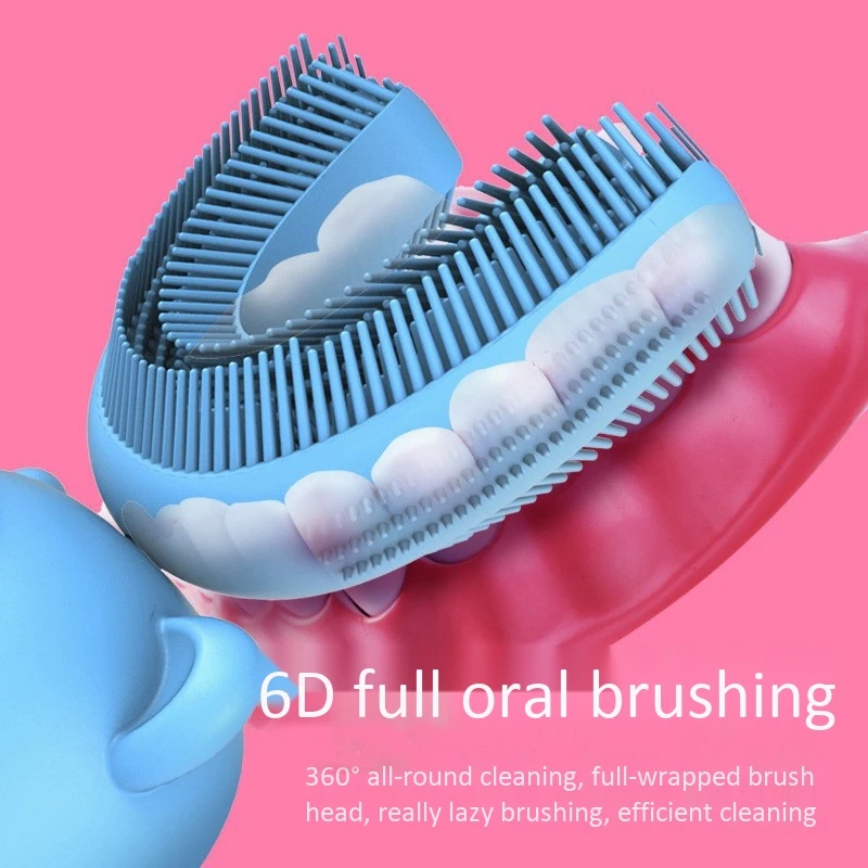 EAS-u-образная зубная щетка звуковая перезаряжаемая электрическая автоматическая