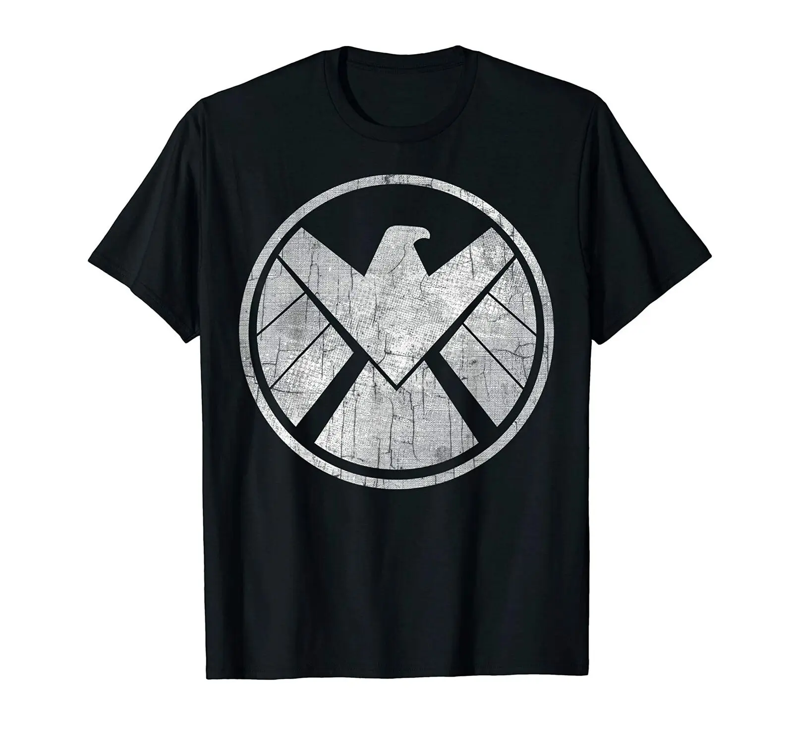 

2021 Summer Men's T-shirt Agents of S.H.I.E.L.D. Printed Cotton O-neck Hip-hop Cool Street Casual High-quality Oversized T-shirt