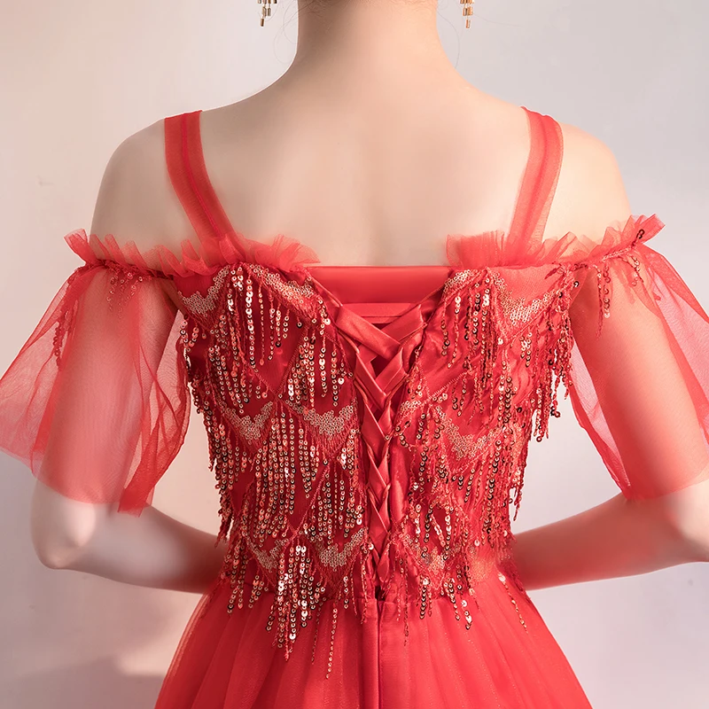 Платье для подружки невесты Элегантное свадебное платье без рукавов из тюля с