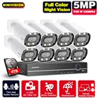 Камера видеонаблюдения, 8 каналов, 8 Мп, NVR, POE