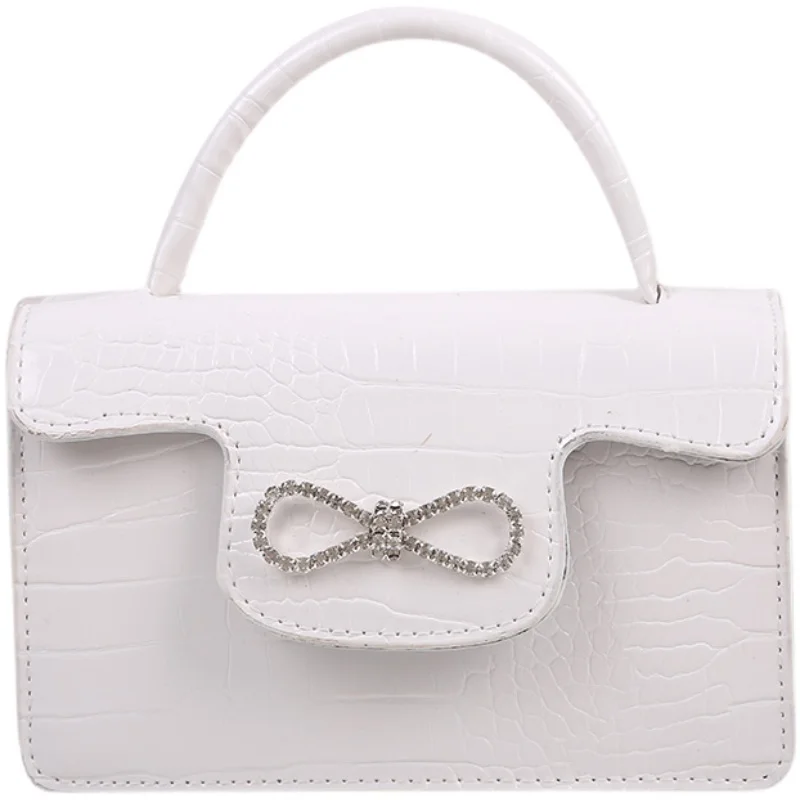 

Solid Color Vintage Crossbody Bags for Women PU Leather Ladies Simple Bowknot Flap Shoulder Messenger Bag Female Purses Handbags