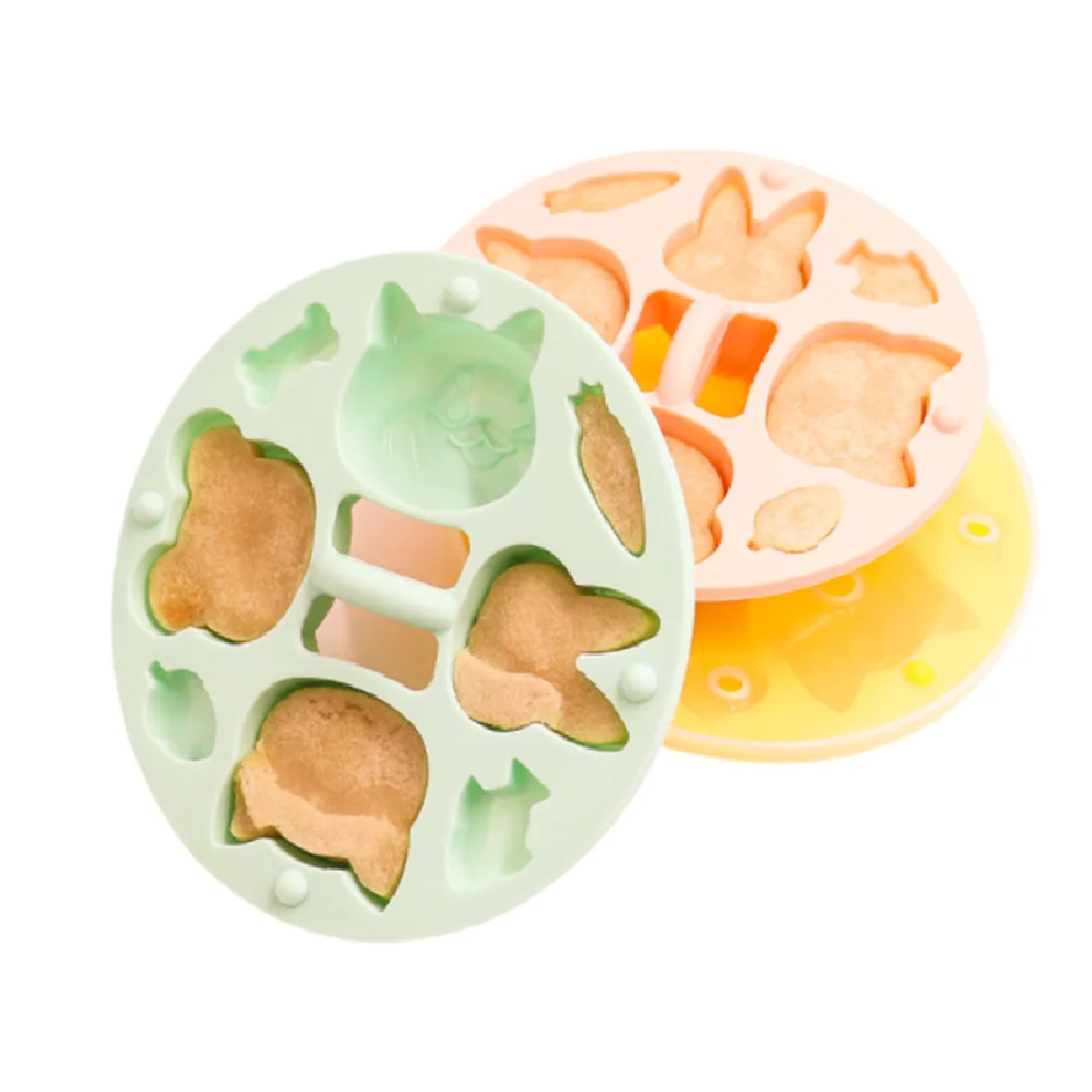 

Cartoon silicone mold DIY cake chocolate 3D mold children's food supplement mold soft candy cookie baking tool Bear and Bunny