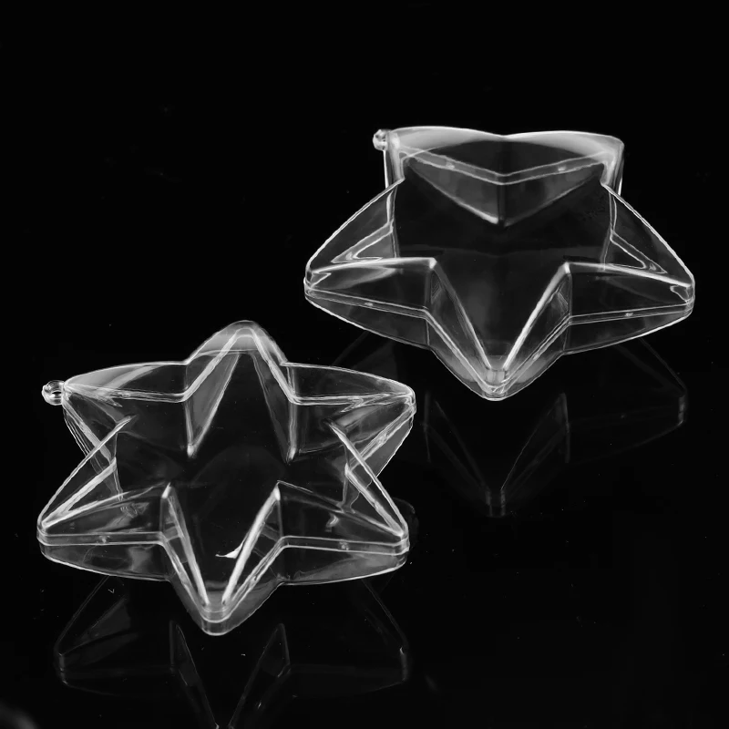 10 см пентаграмма гексагональная звезда 3D Бомба для ванны форма Рождество ясная