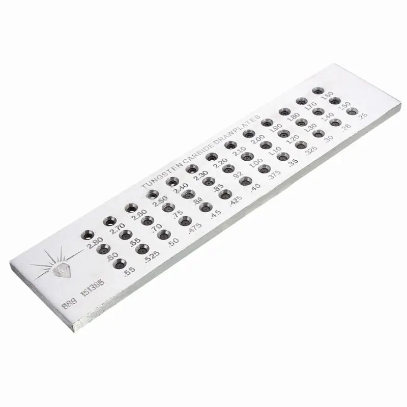 Доска для рисования из карбида вольфрама с 39 отверстиями изготовления ювелирных