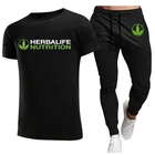 Herbalife Nutrition мужской повседневный спортивный костюм для фитнеса и бега