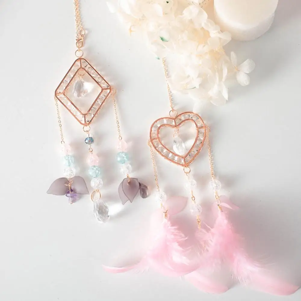 Девушка сердце национальные Перьевые Украшения кружева ленты перья обернутые